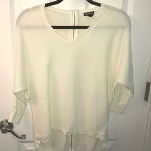 Express zip-back. sweater